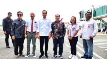 Dibandara Kualanamu, Presiden Joko Widodo Temui Perwakilan Bara JP Se Sumatera Utara